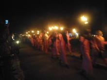 Sambut Ramadhan 1438 H, Pawai Obor Terangi Daik Lingga 